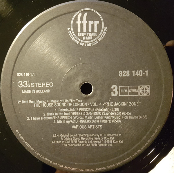Cover zu Various - The House Sound Of London - Vol. IV