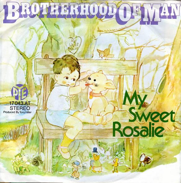 Cover zu Brotherhood Of Man - My Sweet Rosalie / Sugar Honey Love | 1976 | Vinyl | Pop | Germany Schallplatten Ankauf