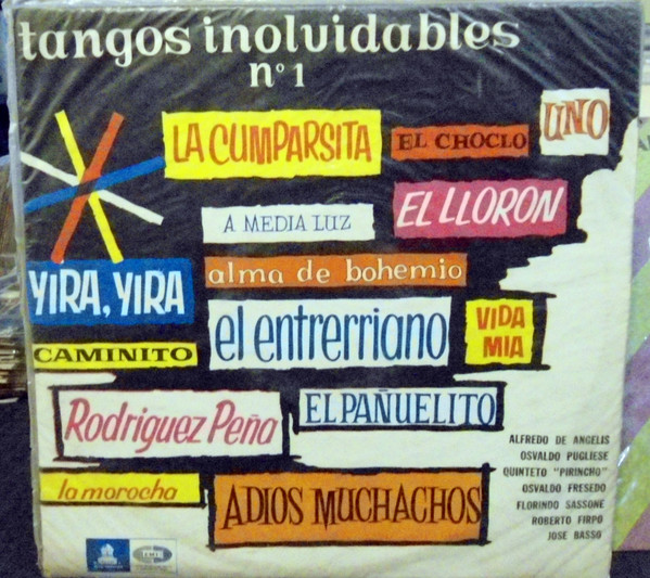 Cover zu Various - Tangos Inolvidables Numero 1 | 1964 | Vinyl | Latin | Chile