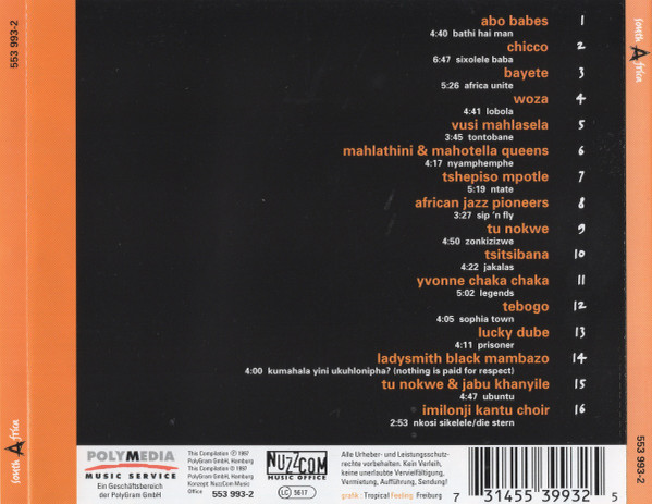 Cover zu Various - South Africa - From Native Chants To African Hiphop | 1997 | Vinyl | Hip Hop, Jazz, Reggae, Folk, World, & Country | Germany
