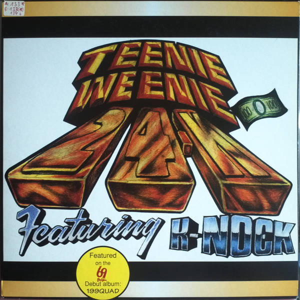 Cover zu 24-K Featuring K-Nock - Teenie-Weenie | 1994 | Vinyl | Hip Hop | US Schallplatten Ankauf