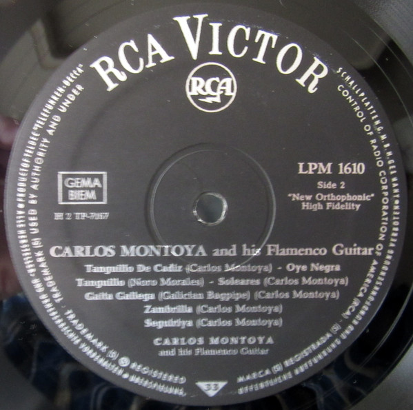 Cover zu Carlos Montoya - Carlos Montoya And His Flamenco Guitar | 1958 | Vinyl | Folk, World, & Country | Germany