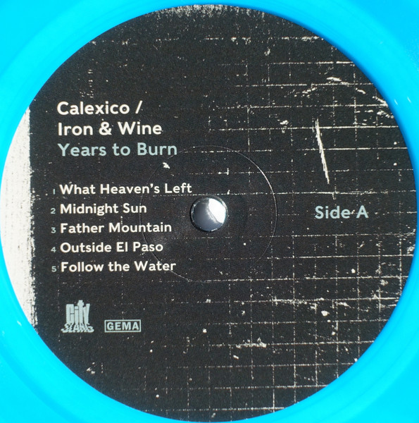 Cover zu Calexico / Iron And Wine - Years To Burn | 2019 | Vinyl | Rock, Folk, World, & Country | Europe Schallplatten Ankauf