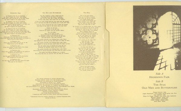 Cover zu Angelo Branduardi - Highdown Fair EP | 1979 | Vinyl | Rock, Pop, Classical, Folk, World, & Country | UK
