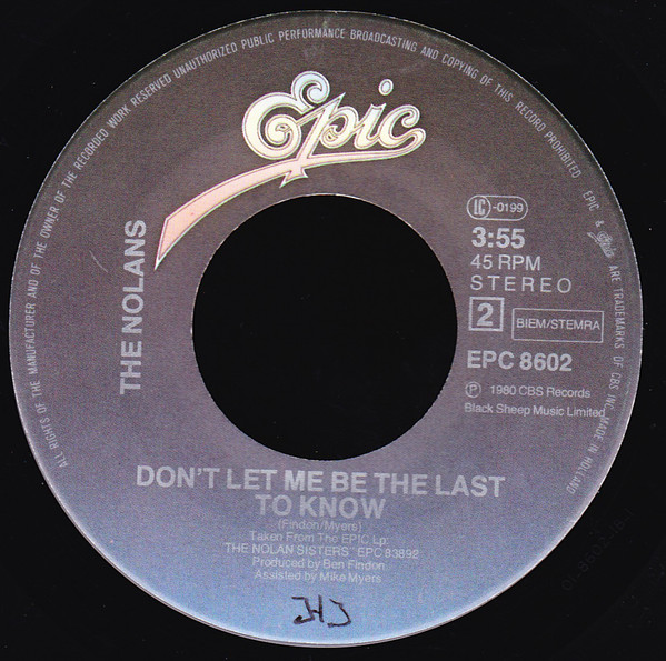 Cover zu The Nolans - Don't Make Waves | 1980 | Vinyl | Pop | Netherlands
