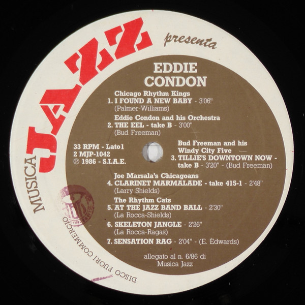 Cover zu Eddie Condon - Eddie Condon | 1986 | Vinyl | Jazz | Italy