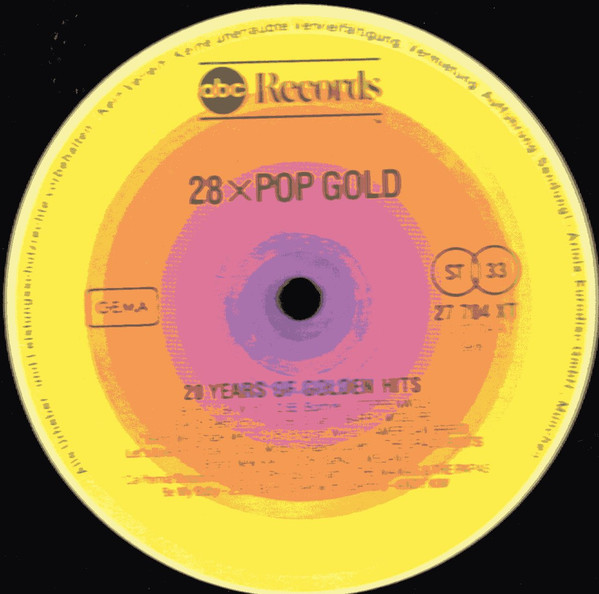 Cover zu Various - 28xPop Gold - 20 Years Of Golden Hits | Vinyl | Rock, Pop | Germany