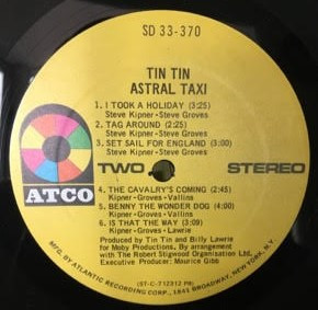 Cover zu Tin Tin (5) - Astral Taxi | 1971 | Vinyl | Rock, Pop | US Schallplatten Ankauf