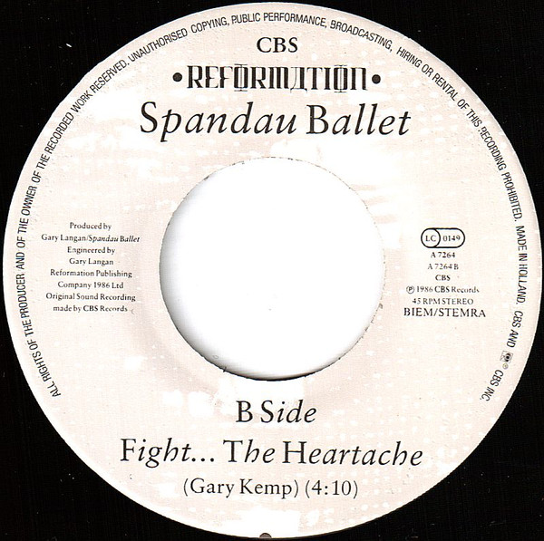 Cover zu Spandau Ballet - Fight For Ourselves | 1986 | Vinyl | Electronic | Europe Schallplatten Ankauf