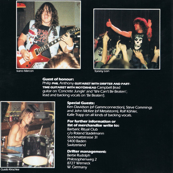 Cover zu Drifter (9) - Nowhere To Hide | 1989 | CD, Album | Rock | Germany & Switzerland
