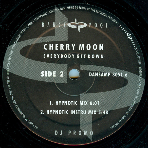 Cover zu Cherry Moon - Everybody Get Down | 1995 | Vinyl | Electronic | Germany Schallplatten Ankauf