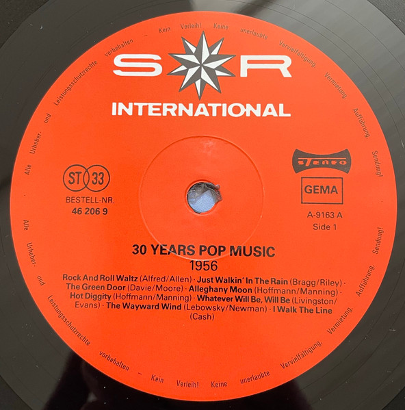 Cover zu Various - 30 Years Popmusic 1956 | 1984 | Vinyl | Jazz, Rock, Pop | Germany