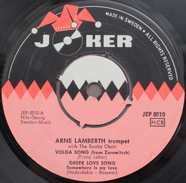 Cover zu Arne Lamberth With Svend Saaby Koret - Volga Song | 1960 | Vinyl | Pop, Folk, World, & Country | Sweden Schallplatten Ankauf