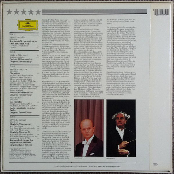 Cover zu Antonín Dvořák, Bedřich Smetana, Franz Liszt - Die Moldau Les Préludes Symphonie Aus Der Neuen Welt | Vinyl | Classical | Germany
