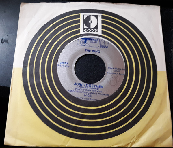 Cover zu The Who - Join Together | 1972 | Vinyl | Rock, Pop | US Schallplatten Ankauf