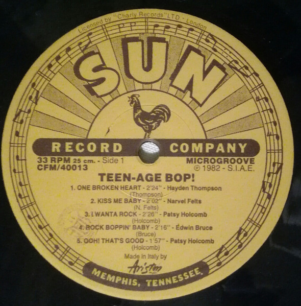 Cover zu Various - Teen-Age Bop! | 1982 | Vinyl | Rock | Italy Schallplatten Ankauf