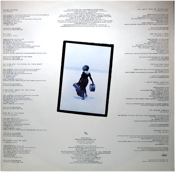 Cover zu Tina Turner - Foreign Affair | 1989 | LP, Album, Gat | Rock, Funk / Soul, Pop | Europe
