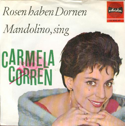 Cover zu Carmela Corren - Rosen Haben Dornen | 1963 | Vinyl | Pop | Germany Schallplatten Ankauf