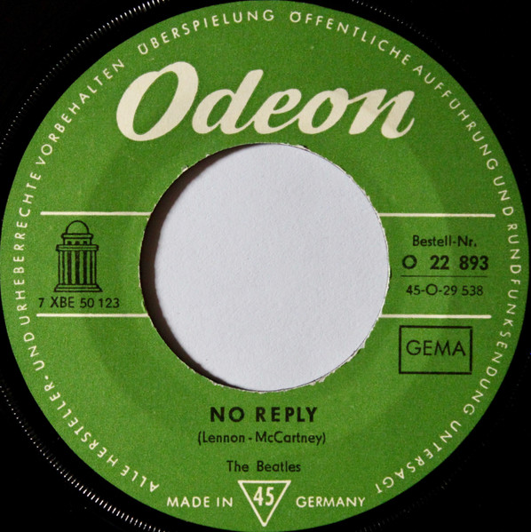 Cover zu The Beatles - No Reply | 1964 | Vinyl | Rock, Pop | Germany Schallplatten Ankauf