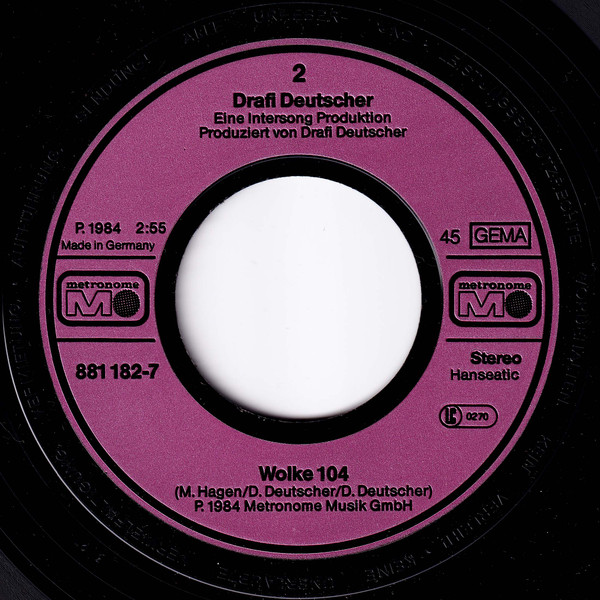 Cover zu Drafi Deutscher - Doch Das Weinen Hab' Ich Längst Verlernt | 1984 | Vinyl | Pop | Germany Schallplatten Ankauf