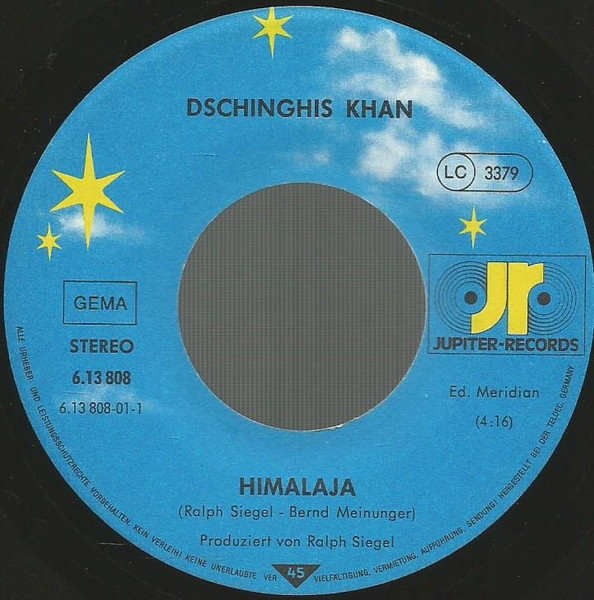 Cover zu Dschinghis Khan - Himalaja | 1983 | Vinyl | Pop | Germany Schallplatten Ankauf