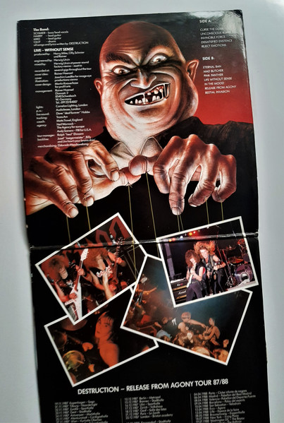 Cover zu Destruction - Live - Without Sense | 1989 | Vinyl | Rock | Europe