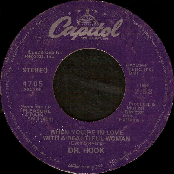 Cover zu Dr. Hook - When You're In Love With A Beautiful Woman | 1978 | Vinyl | Rock | US Schallplatten Ankauf