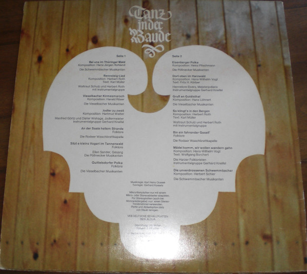 Cover zu Various - Tanz In Der Baude | 1972 | Vinyl | Folk, World, & Country | German Democratic Republic (GDR)