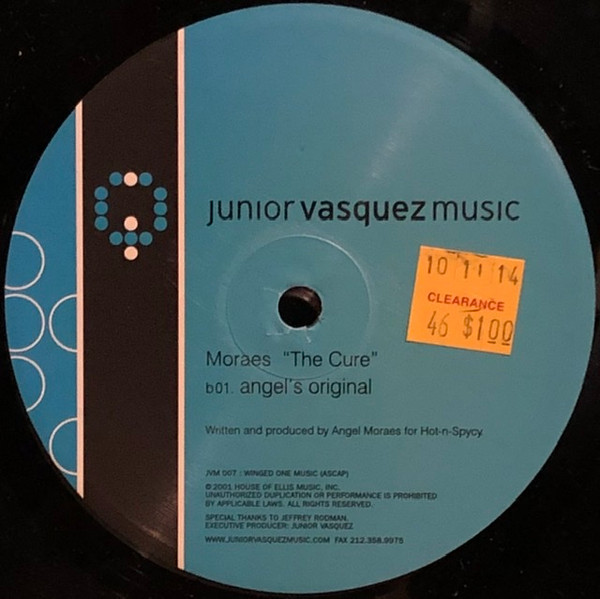 Cover zu Angel Moraes - The Cure | 2001 | Vinyl | Electronic | US Schallplatten Ankauf