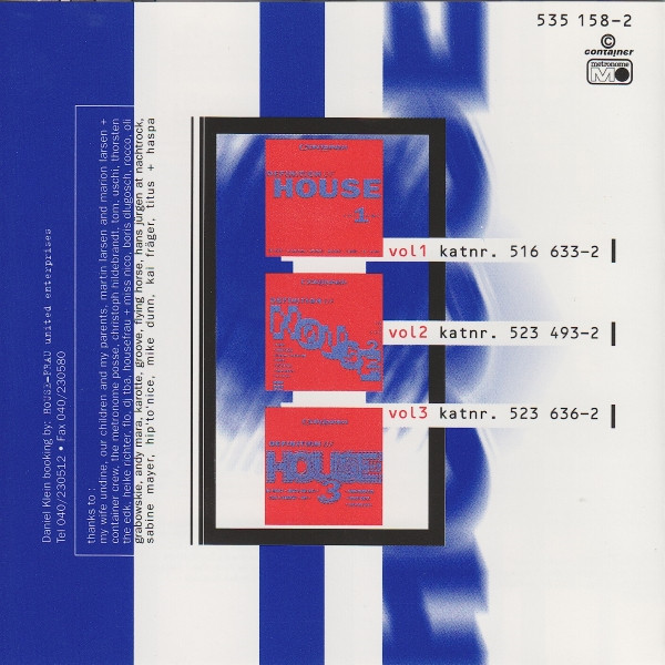 Cover zu Daniel Klein - Definition Of House Volume Four | 1995 | Vinyl | Electronic | Germany Schallplatten Ankauf