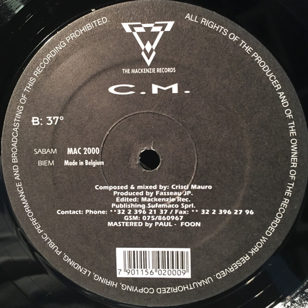 Cover zu C.M. - Love Vibration | 2000 | Vinyl | Electronic | Belgium Schallplatten Ankauf