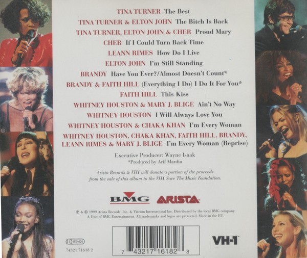 Cover zu Various - VH1 Divas Live/99 | 1999 | Vinyl | Rock, Funk / Soul, Pop | Europe