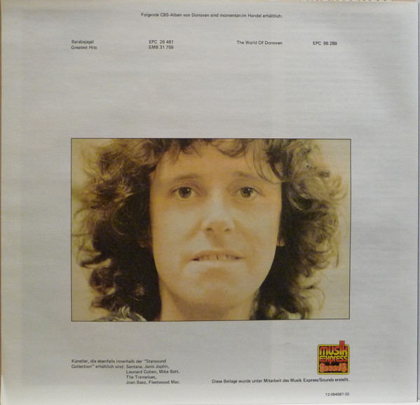 Cover zu Donovan - Starsound Collection | 1983 | Vinyl | Folk, World, & Country | Germany