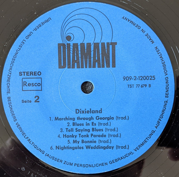 Cover zu Unknown Artist - Dixieland | 1973 | Vinyl | Jazz | Germany