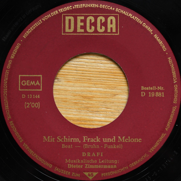 Cover zu Drafi Deutscher - Old, Old Germany / Mit Schirm, Frack Und Melone | 1967 | Vinyl | Rock, Pop | Germany
