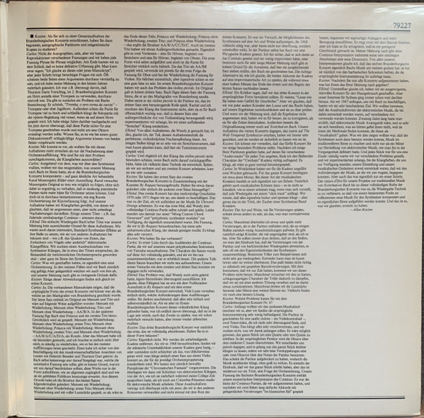 Cover zu Wendy Carlos - Switched-On Brandenburgs (The Complete Concertos) | 1980 | Vinyl | Electronic | Germany Schallplatten Ankauf