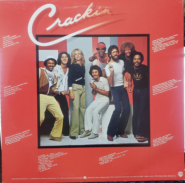 Cover zu Crackin' - Crackin' | 1977 | Vinyl | Funk / Soul | US
