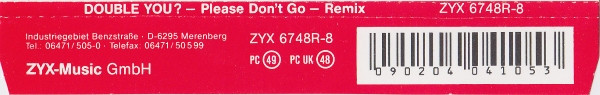 Cover zu Double You - Please Don't Go (Remix) | 1992 | Vinyl | Electronic | Europe