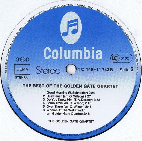 Cover zu The Golden Gate Quartet - The Best Of The Golden Gate Quartet | Vinyl | Jazz, Folk, World, & Country | Germany