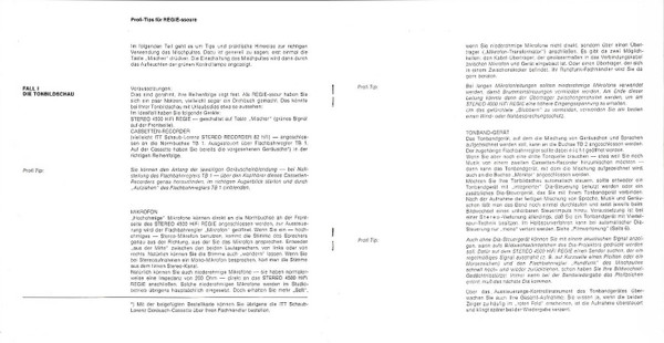 Cover zu Claus H. Reisser & Norbert Scheumann - Regiebuch - Mit Demonstrationsplatte Zum Mischpult Des Gerätes STEREO 4500 HiFi REGIÉ | 1973 | Vinyl | Non-Music | Germany
