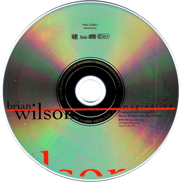 Cover zu Brian Wilson - Imagination | 1998 | Vinyl | Rock | Europe Schallplatten Ankauf