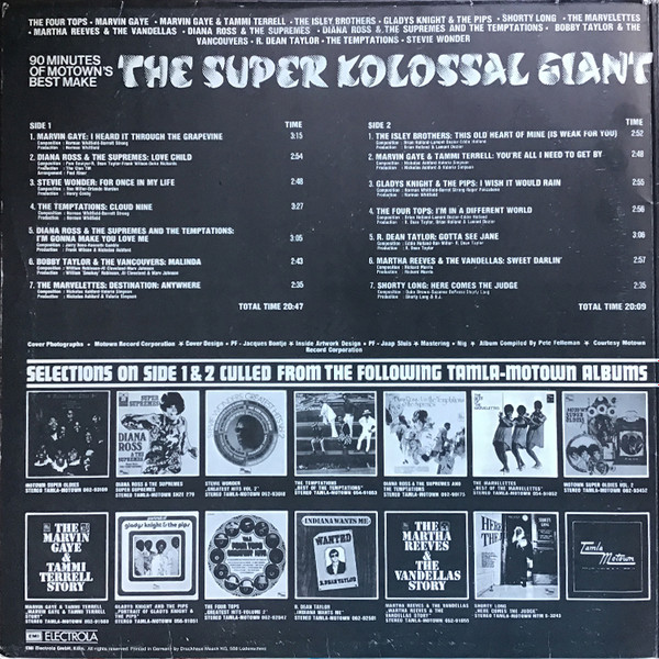Cover zu Various - Tamla Motown Is Hot, Hot, Hot! (The Super Kolossal Giant Kingsize