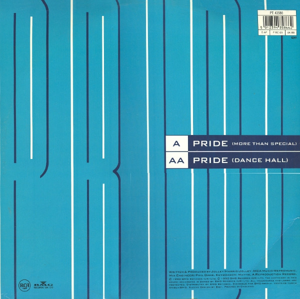 Cover zu Volume Ten Featuring Paula Davies - Pride | 1990 | Vinyl | Electronic | UK