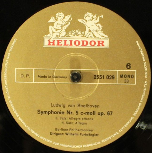 Cover zu Wilhelm Furtwängler, Berliner Philharmoniker - Wilhelm Furtwängler • Berliner Philharmoniker | Vinyl | Non-Music, Classical | Germany