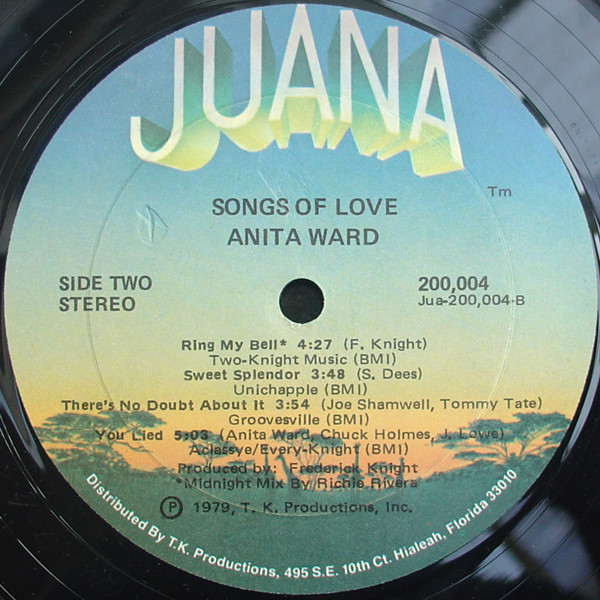 Cover zu Anita Ward - Songs Of Love | 1979 | Vinyl | Funk / Soul | US