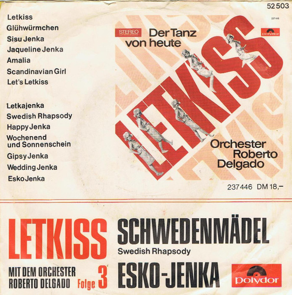 Cover zu Roberto Delgado & His Orchestra - Letkiss Folge 3 | 1965 | Vinyl | Jazz, Pop | Germany