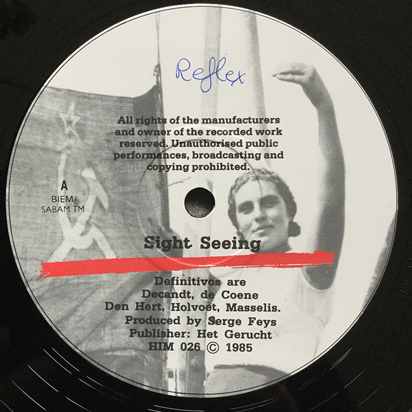Cover zu Definitivos - Sight Seeing | 1985 | Vinyl | Rock | Belgium Schallplatten Ankauf