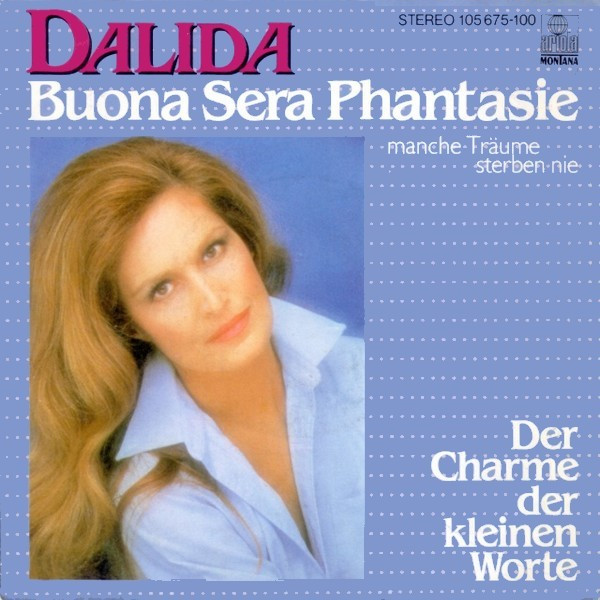 Cover zu Dalida - Buona Sera Phantasie / Der Charme Der Kleinen Worte | 1983 | Vinyl | Pop | Germany