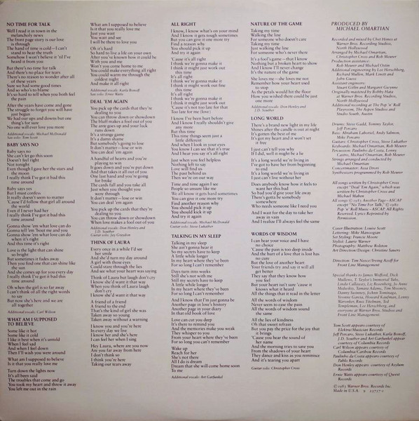Cover zu Christopher Cross - Another Page | 1983 | Vinyl | Rock, Pop | US Schallplatten Ankauf
