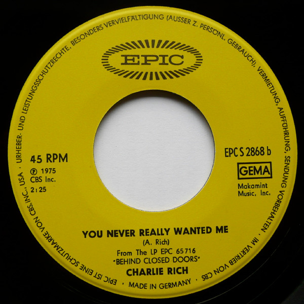 Cover zu Charlie Rich - We Love Each Other | 1975 | Vinyl | Pop, Folk, World, & Country | Germany